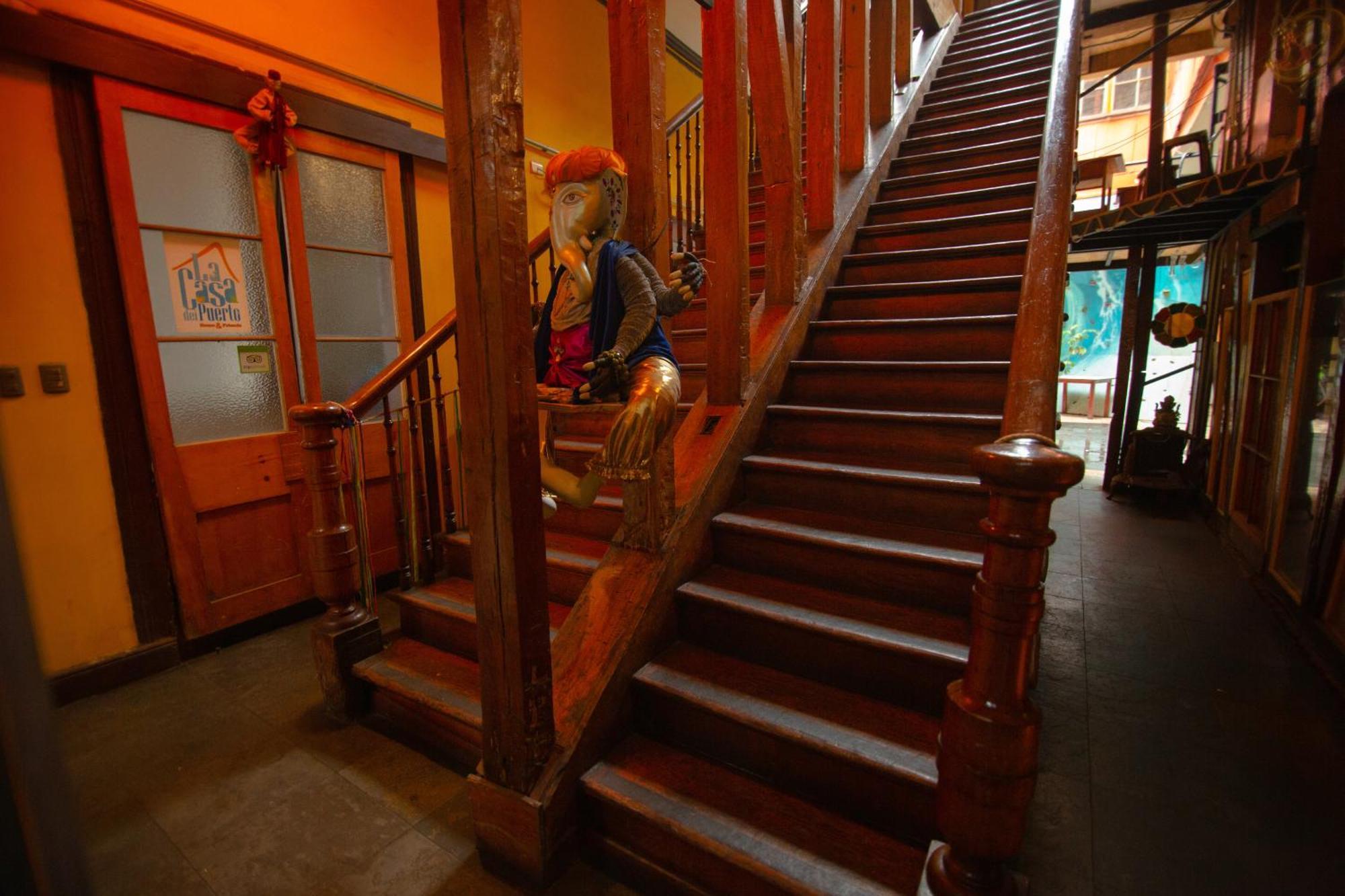 La Casa Del Puerto, Hostal Cultural, Cerro Alegre 발파라이소 외부 사진